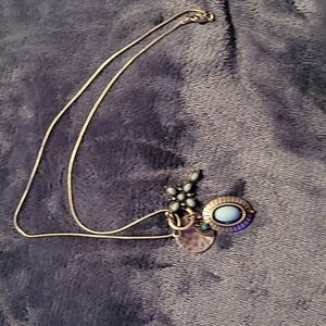 Turquoise and metal Western America pendants